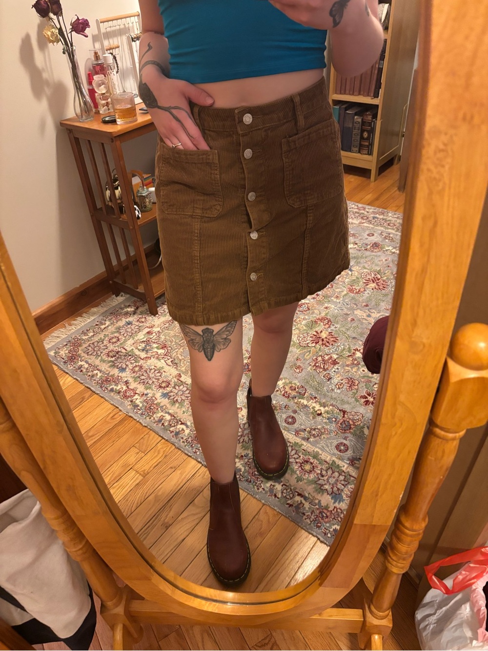 Corduroy Skirt